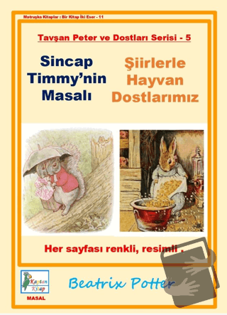 Sincap Timmy'nin Masalı - Şiirlerle Hayvan Dostlarımız - Beatrix Potte