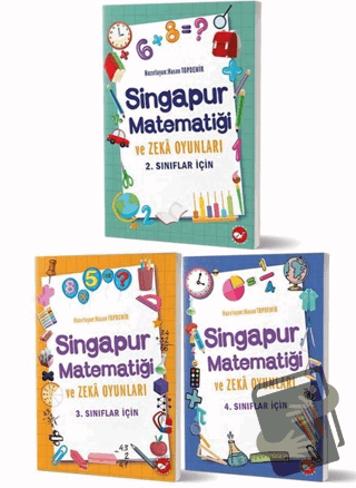 Singapur Matematiği ve Zeka Oyunları Seti (3 Kitap Takım) - Hasan Topd