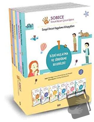 Sobece - Sosyal Beceri Çocuk Eğitimi Seti (6 Kitap Takım) - Aygün Tuçe