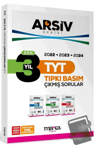 Son 3 Yıl Arşiv Serisi Tıpkı Basım Fasikül Çıkmış Sorular Tamamı Vİdeo