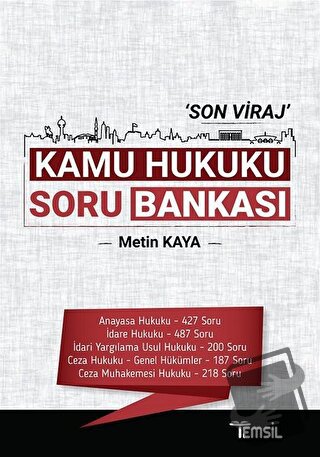 Son Viraj Kamu Hukuku Soru Bankası - Metin Kaya - Temsil Kitap - Fiyat