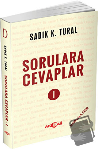 Sorulara Cevaplar 1 - Sadık Tural - Akçağ Yayınları - Fiyatı - Yorumla