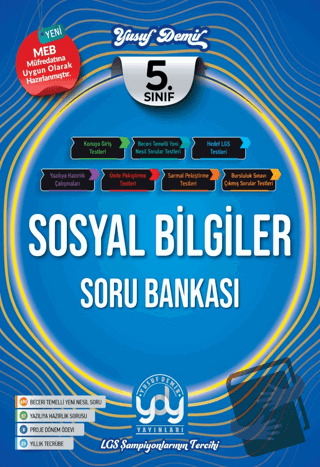 Sosyal Bilgiler 5. Sınıf Soru Bankası - Yusuf Demir - Yusuf Demir Yayı