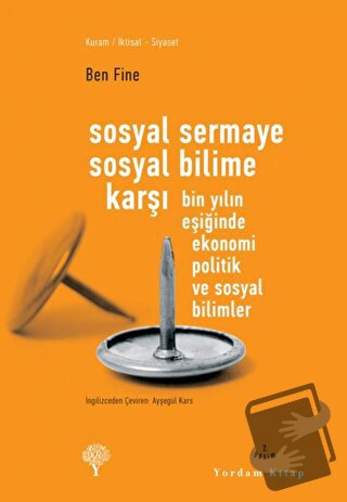 Sosyal Sermaye Sosyal Bilime Karşı - Ben Fine - Yordam Kitap - Fiyatı 