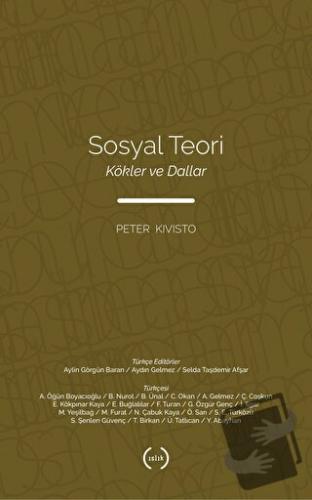 Sosyal Teori - Peter Kivisto - Islık Yayınları - Fiyatı - Yorumları - 