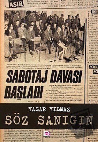 Söz Sanığın - Yaşar Yılmaz - E Yayınları - Fiyatı - Yorumları - Satın 