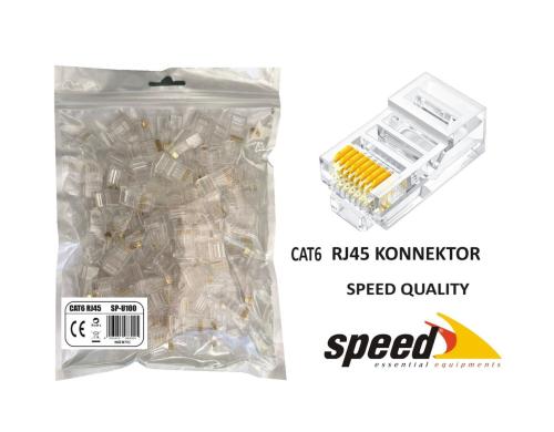 Speed Sp-U100 Cat6 100 Adet Rj45 Konnektör - - Speed - Fiyatı - Yoruml