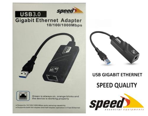 Speed Ue050 10-100-1000 Usb 2.0-3.0 Gigabit Ethernet Çevirici - - Spee