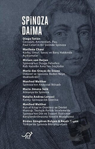 Spinoza Daima - Cemal Bali Akal - Zoe Kitap - Fiyatı - Yorumları - Sat