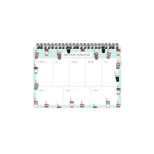 Keskin Color Spiralli Planner Kahve 17X24 - - Keskin Color - Fiyatı - 