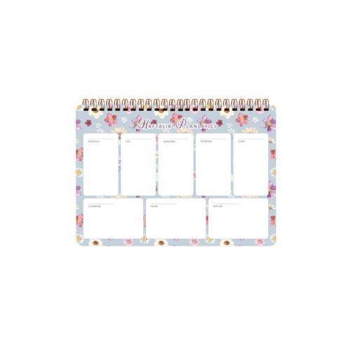 Keskin Color Spiralli Planner Lila Çiçek 17X24 - - Keskin Color - Fiya