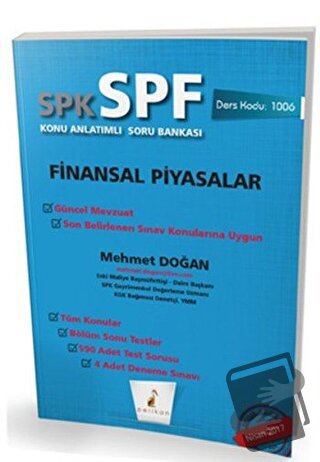 SPK - SPF Finansal Piyasalar Konu Anlatımlı Soru Bankası - Mehmet Doğa