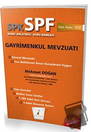 SPK - SPF Gayrimenkul Mevzuatı Konu Anlatımlı Soru Bankası - Mehmet Do