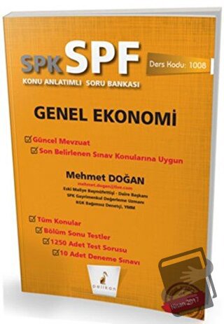 SPK - SPF Genel Ekonomi Konu Anlatımlı Soru Bankası - Mehmet Doğan - P