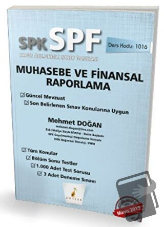 SPK - SPF Muhasebe ve Finansal Raporlama Konu Anlatımlı Soru Bankası -