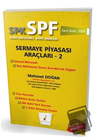 SPK - SPF Sermaye Piyasası Araçları 2 Konu Anlatımlı Soru Bankası - Me