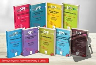 SPK - SPF Sermaye Piyasası Faaliyetleri Düzey 2 Lisansı Seti (9 Kitap 