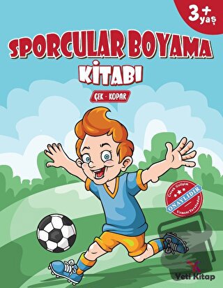 Sporcular Boyama Kitabı - Feyyaz Ulaş - Yeti Kitap - Fiyatı - Yorumlar