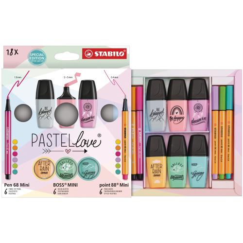 Stabilo Pastellove Mini Set 18 Li 77/5-8 - - Stabilo - Fiyatı - Yoruml