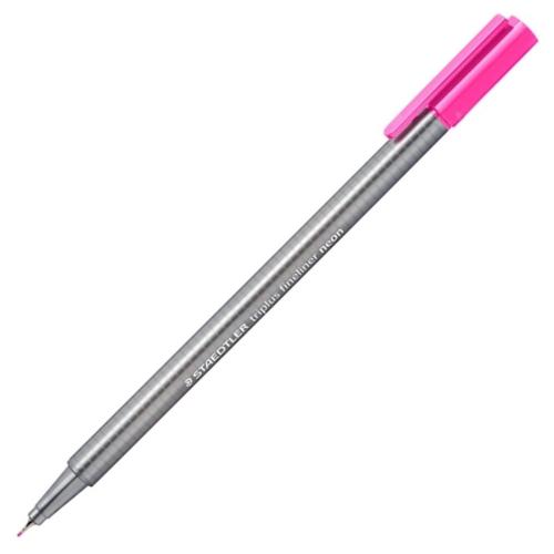 Staedtler Fineliner Triplus Üçgen 0.3 Mm Neon Pembe 334-221 - 10'lu Pa