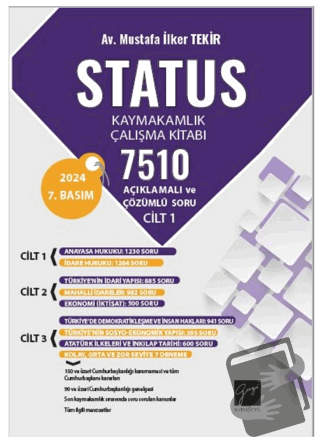 Status Kaymakamlık Çalışma Kitabı 7510 Açıklamalı Ve Çözümlü Soru - M.