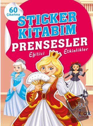 Sticker Kitabım Prensesler - Kolektif - Bıcırık Yayınları - Fiyatı - Y