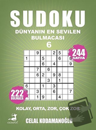 Sudoku Dünyanın En Sevilen Bulmacası 6 - Celal Kodamanoğlu - Olimpos Y