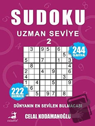 Sudoku Uzman Seviye 2 - Celal Kodamanoğlu - Olimpos Yayınları - Fiyatı