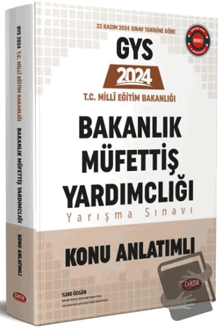 T.C. Milli Eğitim Bakanlığı Müfettiş Yardımcılığı Yarışma Sınavı Konu 