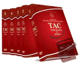 Tac Tercemesi ve Şerhi (5 Cilt) Tam Metin (Kitap Kağıdı) (Ciltli) - Ma