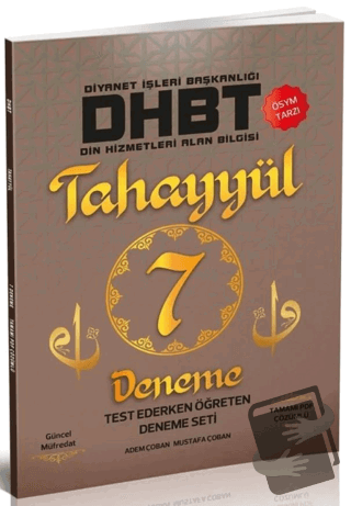 Tahayyül DHBT 7 Deneme Çözümlü - Mustafa Çoban - Tahayyül Yayınları - 