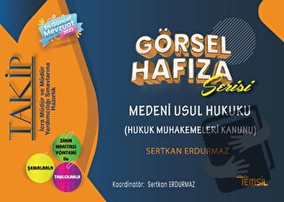 Takip Görsel Hafıza Serisi Medeni Usul Hukuku - Sertkan Erdurmaz - Tem