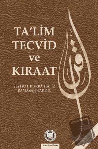 Ta'lim Tecvid ve Kıraat - Ramazan Pakdil - Marmara Üniversitesi İlahiy