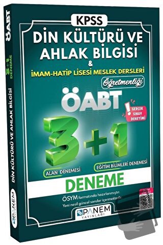 Tamamı Çözümlü ÖABT İHL - Din Kültürü Ve Ahlak Bilgisi Öğretmenliği 3+