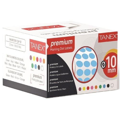 Tanex Nokta Etiket 10 Mm 5000 Li Mavi Tekli Kutu - - Tanex - Fiyatı - 