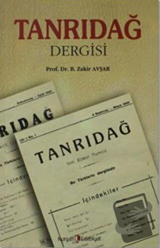 Tanrıdağ Dergisi - Zakir Avşar - Kurgan Edebiyat - Fiyatı - Yorumları 