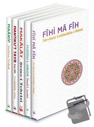 Tasavvuf Kitapları - 5 Kitap Set - Mevlana Celaleddin-i Rumi - Ataç Ya