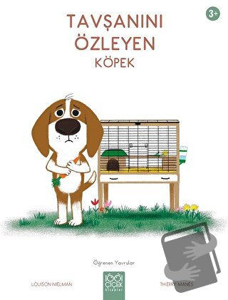 Tavşanını Özleyen Köpek - Louison Nielman - 1001 Çiçek Kitaplar - Fiya