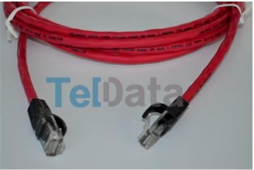 Teldata Tld-030K Cat6 0.30Mt Kırmızı Utp Patch Kablo - - Teldata - Fiy