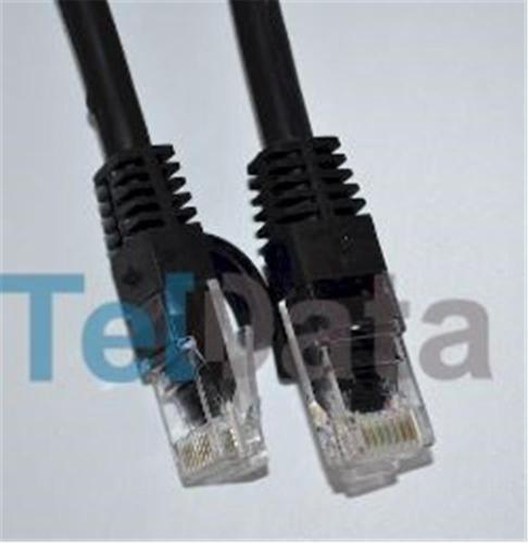 Teldata Tld-030S Cat6 0.30Mt Siyah Utp Patch Kablo - - Teldata - Fiyat