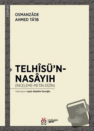 Telhisü’n-Nasayıh - Osmanzade Ahmed Ta’ib - DBY Yayınları - Fiyatı - Y