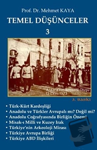 Temel Düşünceler 3 - Mehmet Kaya - İmaj Yayıncılık - Fiyatı - Yorumlar