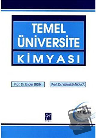 Temel Üniversite Kimyası (Soruların Çözümleri ve Yeni Sorular Ek Kitap