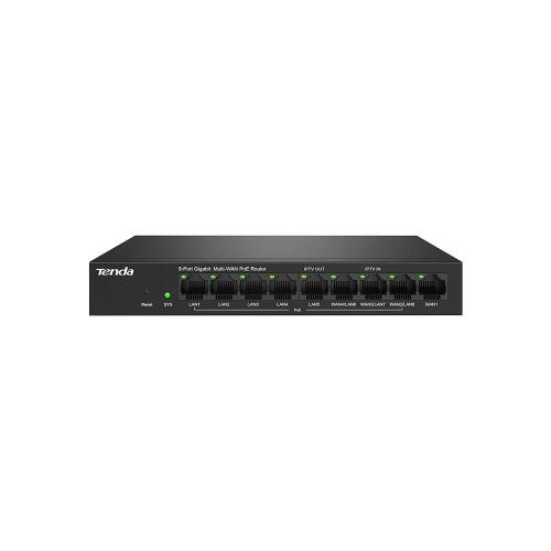 Tenda G0-8G-Poe 9 Port 8 Port Poe+ 10-100-1000 Switch Çelik Kasa Poe R