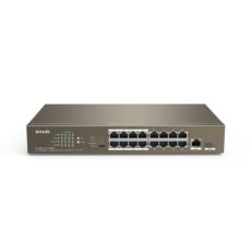 Tenda Tef1118P-16-150W 16 Port Poe+ 10-100 Switch Çelik Kasa Rack Moun