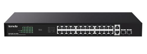 Tenda Teg1128P-24-410W 24 Port Poe+ 10-100-1000 2 Port Sfp 2 Port Upli