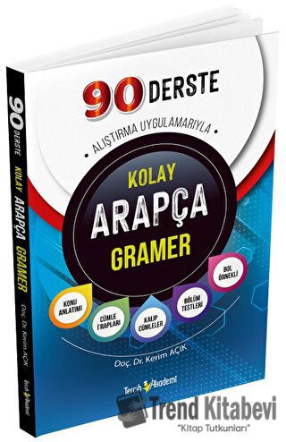 Tercih Akademi Arapça 90 Derste Kolay Gramer Konu Anlatımı, Kerim Açık