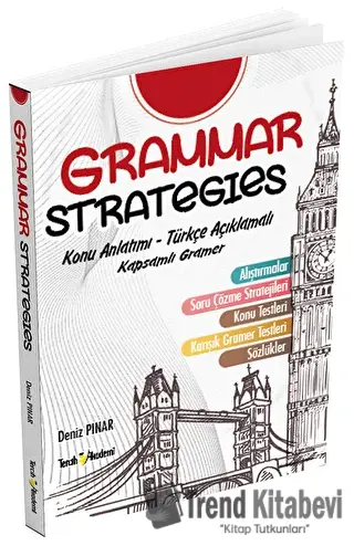 Tercih Akademi Yayınları Grammer Strategies Türkçe Açıklamalı ve Kapsa