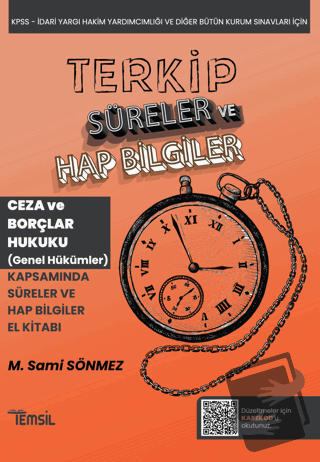 Terkip Ceza Hukuku ve Borçlar Hukuku Genel Hükümler Süreler ve Hap Bil