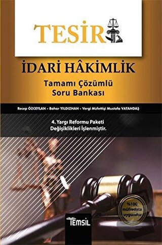 Tesir İdari Hakimlik Tamamı Çözümlü Soru Bankası - Bahar Yıldızhan - T